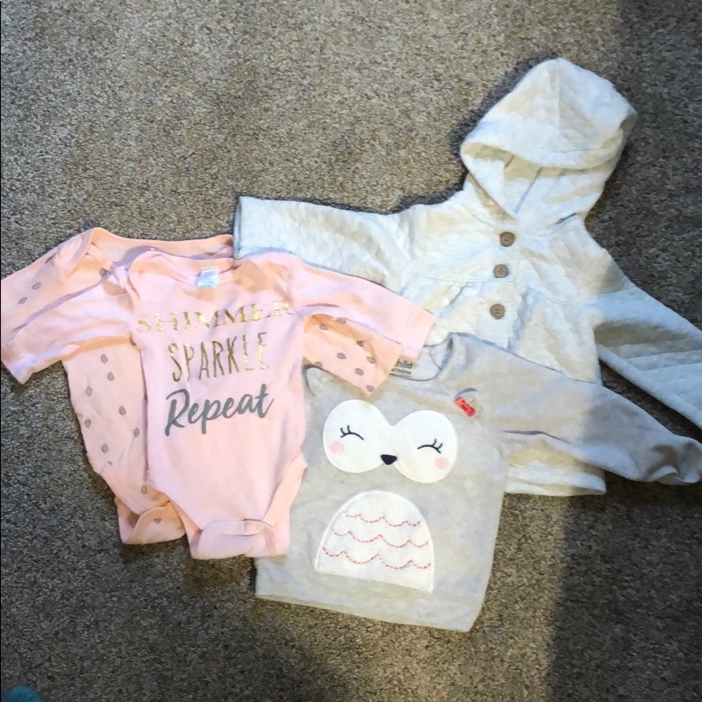 Bundle of baby girls winter clothes 0-6 months 💕